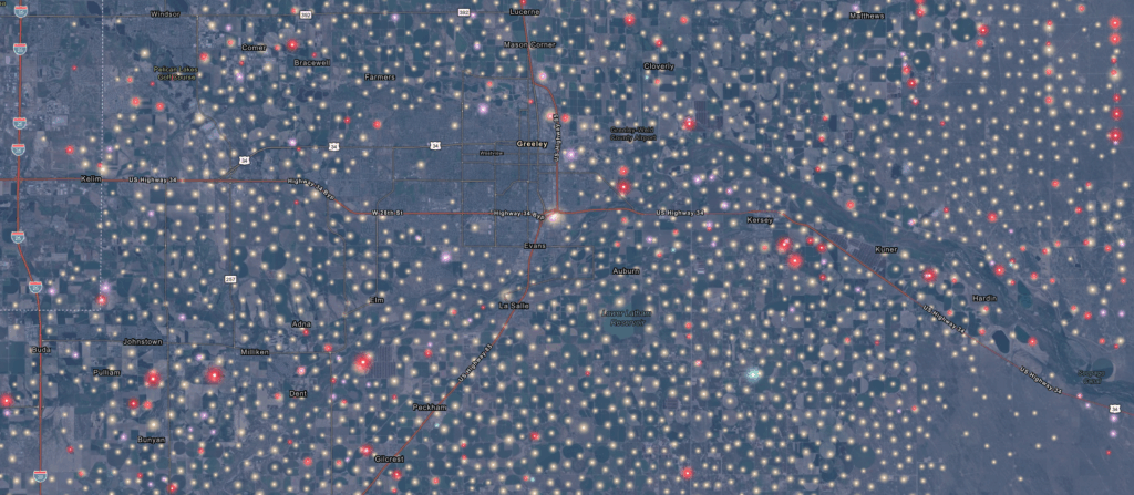 O&G Density in Northern Colorado